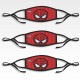 MASKER SPIDER-MAN KAWAII - MERAH