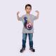 T-SHIRT KIDS CAPTAIN AMERIKA